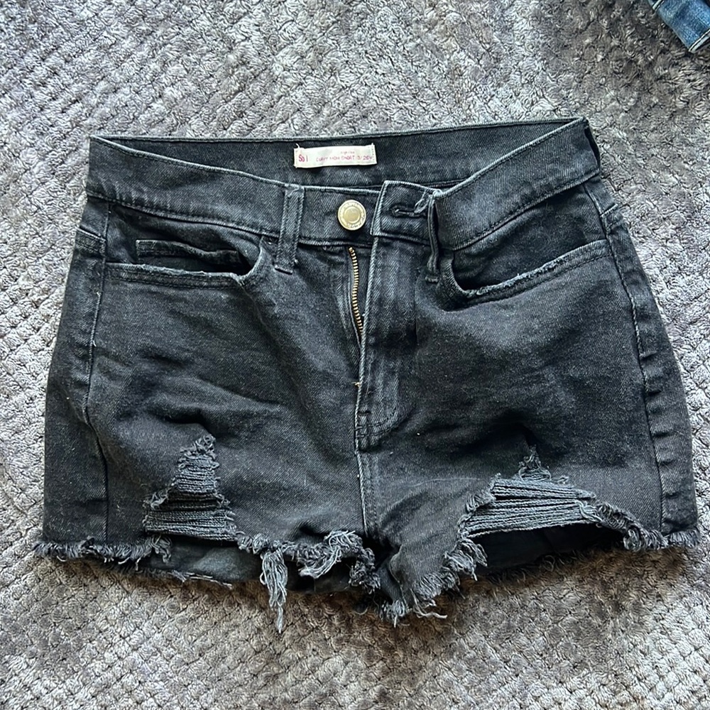 SO curvy mom shorts high rise